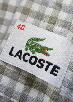 Lacoste рубашка оригинал (l) сост.идеал2 фото