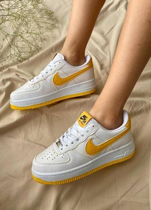 Nike air force 1 low white yellow logo 1650 114959344