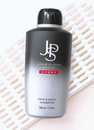 Чоловічий гель для душу та шампунь john player special sport jsp 500ml (німеччина)