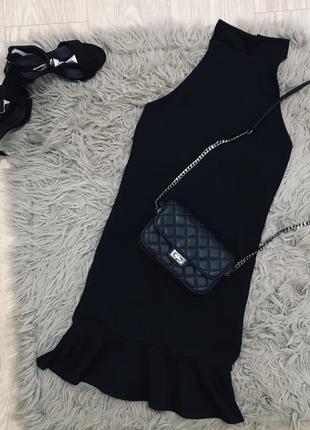 Missguided плаття плаття чорне чорне нове нове з баскою