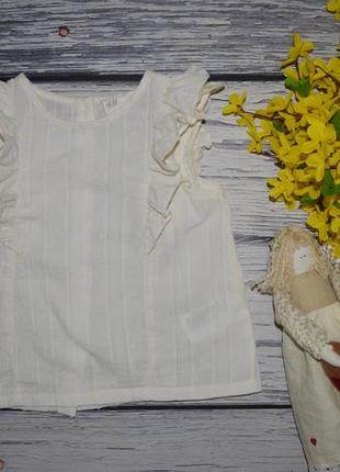 12 - 18 месяцев 86 см h&m рубашка блузка блуза кружево для модниц легкая натуральна3 фото
