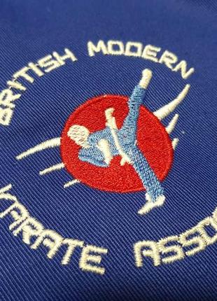 Кимоно синее, karate british для боевых искусств, 150-160, сост отличное!3 фото