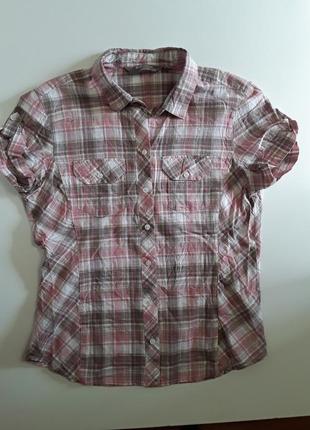 Фирменная легкая хлопковая рубашка