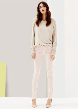 Светло розовые прямые джинсы femestage средняя посадка р.38 (m)2 фото