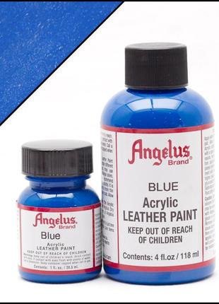 Краска для кожи angelus blue (синий)