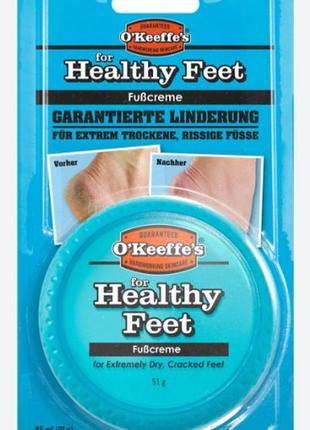 O’keeffe’s for healthy feet foot cream концентрований крем для ніг концентрированный крем для ног