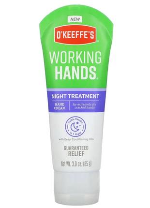 O'keeffe's okeeffes working hands нічний крем для дуже сухих потрісканих рук ночной крем для рук