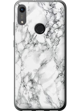 Чехол силиконовый на телефон huawei y6s мрамор белый "4480u-1871-58250"