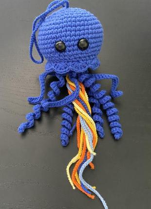 Подвеска медуза мягкая игрушка handmade