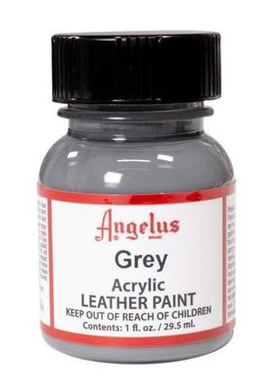 Краска для кожи angelus grey (серый)