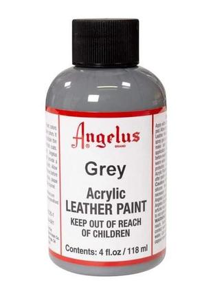 Фарба для шкіри angelus grey (сірий)2 фото