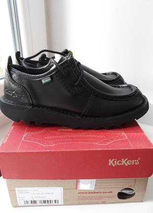 Туфлі-черевики kickers - шкіра4 фото