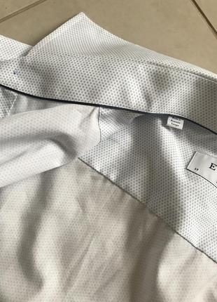 Рубашка slim мужская стильная модная дорогой бренд eton размер 399 фото