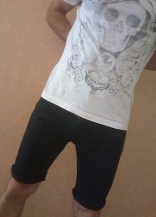 Шорты чорно серые р.s отл. сост