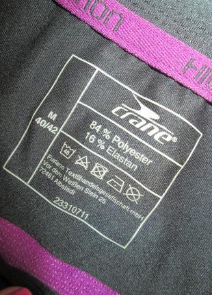 Суперовая брендовая спортивная футболка с компрессионными вставками crane5 фото