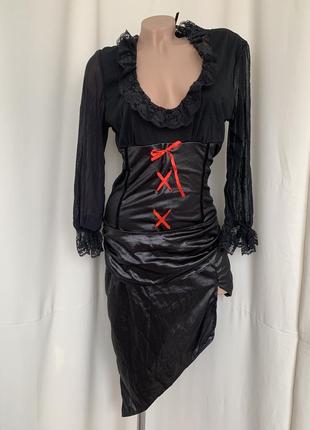 Готичное готическое платье карнавальное