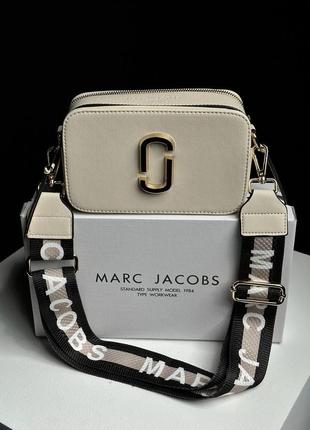 Сумка в стиле marc jacobs the snapsot beige