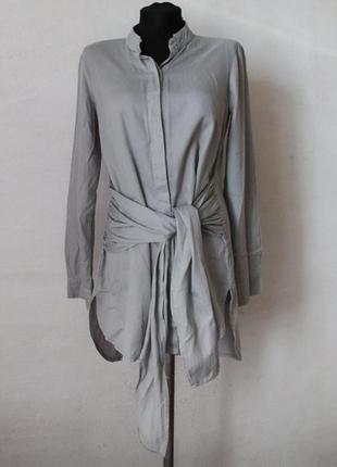 Рубашка с поясом nkn nekane испания оверсайз