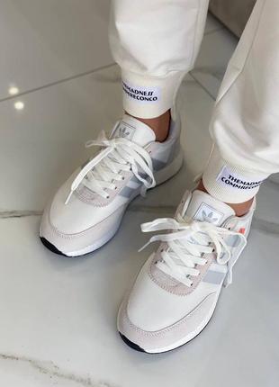 Женские кроссовки adidas iniki light grey    #адидас8 фото