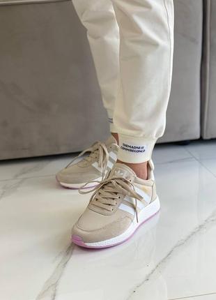 Женские кроссовки adidas iniki beige#адидас4 фото