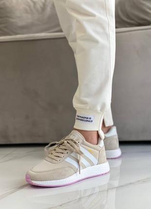 Женские кроссовки adidas iniki beige#адидас6 фото