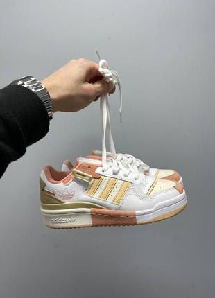 Кроссовки adidas forum exhibit low white orange кроссовки10 фото