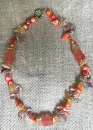 Намисто, каміння натуральне, самоцвіти