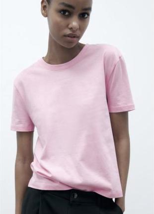Базовые футболки от zara новая коллекция