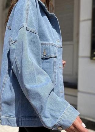 Джинсовая куртка пиджак джинсовка2 фото