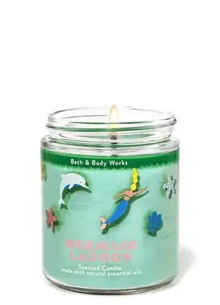 Ароматическая свеча mermaid lagoon bath and body works