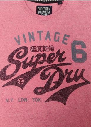 Чоловіча футболка superdry vintage меланж3 фото