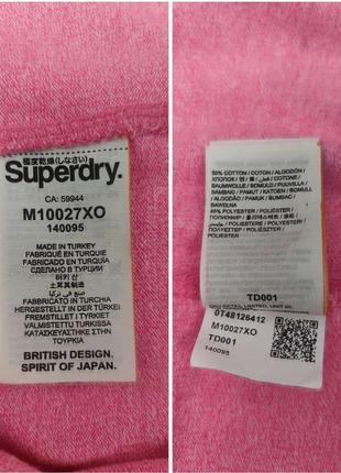 Чоловіча футболка superdry vintage меланж6 фото