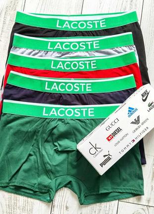 Трусы мужские lacoste (  можна набором можна поштучно)6 фото