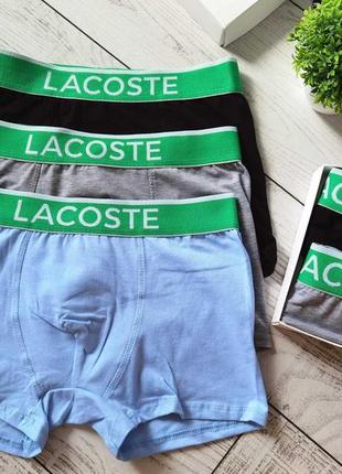 Трусы мужские lacoste (  можна набором можна поштучно)3 фото