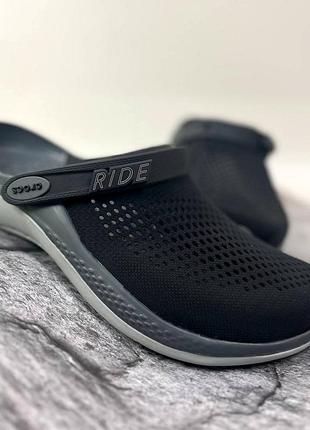 Literide 360 black original чоловічі крокси crocs