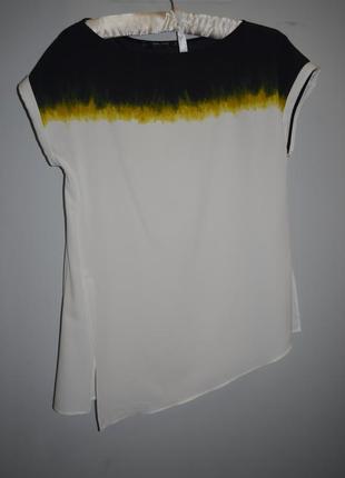 S/26 фирменная женская блузка блуза футболка туника легкая нарядная градиент зара zara8 фото