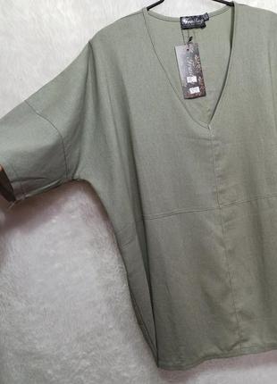 Льняная блуза в стиле бохо5 фото