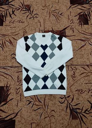 ❗ мужской пуловер в рубчик от & g & ligis ❗