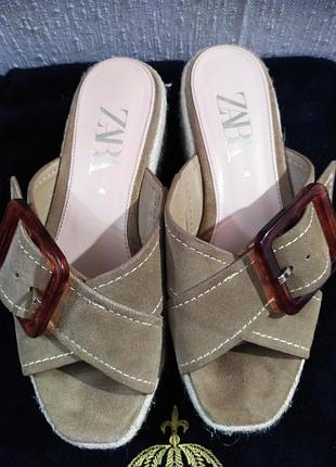 Шлепанцы zara