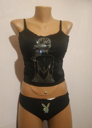 Бюстгальтер-топ со стразами