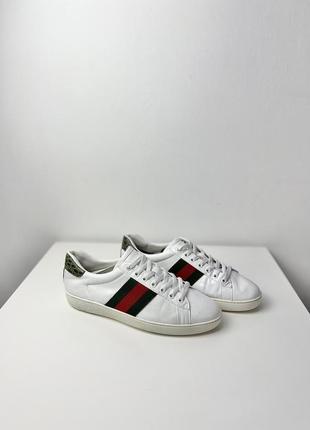 Кросівки gucci leather shoes