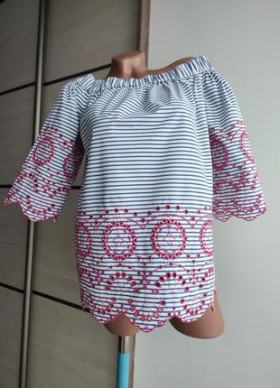 Нарядная блуза прошва