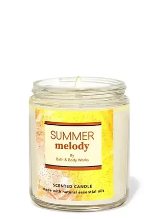Ароматическая свеча summer melody bath and body works