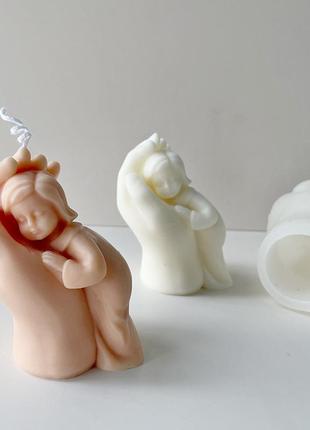 Силіконовий молд для гіпсу чи воску, форма для мила