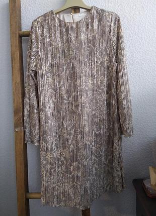 Міді сукня пліссе від h&m