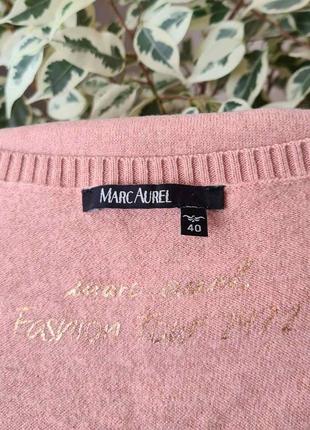 М'який вовняний светр із кашеміром люксового бренда marc aurel 🌺5 фото
