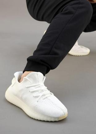 Чоловічі кросівки adidas yeezy boost 350 white \ адідас ізі буст 350 білі3 фото