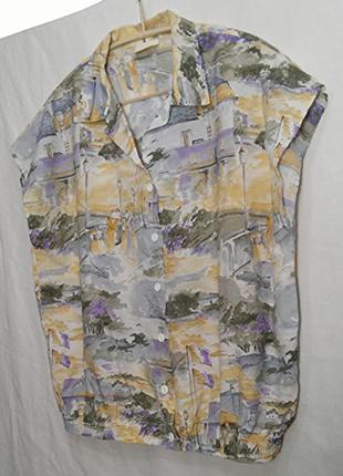 Блуза сорочка віскоза вінтаж