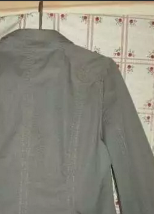 Куртка серо-стального цвета,100%-коттон.р.48,200грн.3 фото