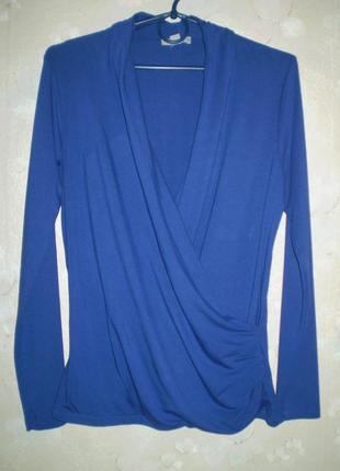 Трикотажная вискозная блуза pure collection, l